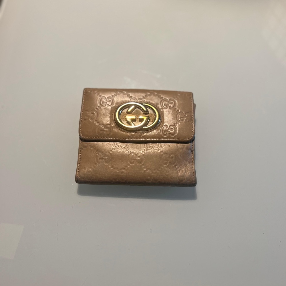 GUCCI Monogram Mini Marmont Wallet | Authentic